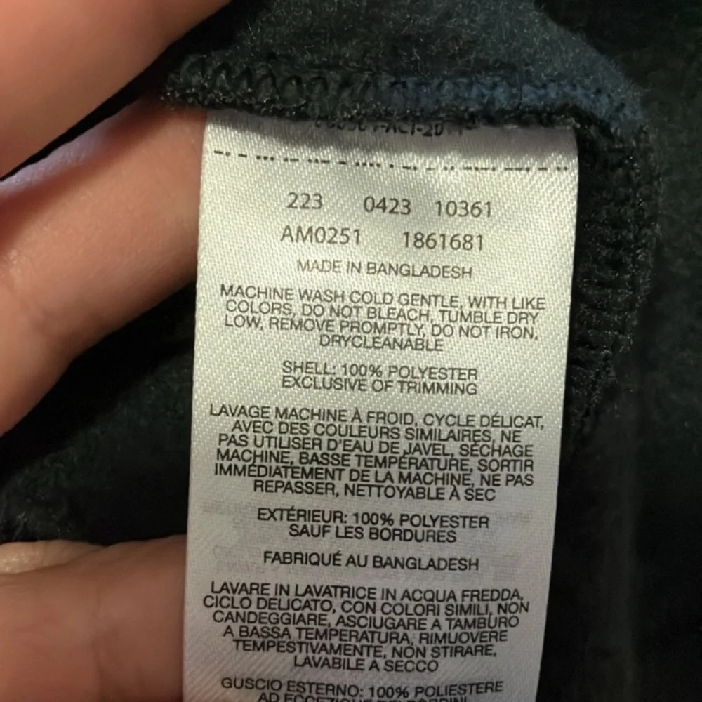 NWT Columbia men’s black fleece swrater size XL - Picture 9 of 9